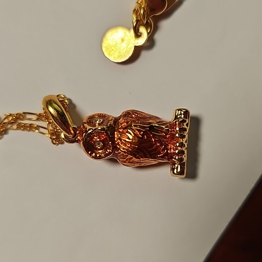 Museum Replica Of Fabrege Owl Necklace